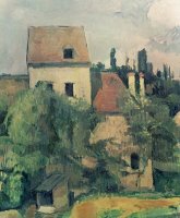 Moulin De La Couleuvre At Pontoise by Paul Cezanne