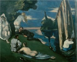 Pastoral by Paul Cezanne