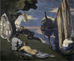 Pastorale by Paul Cezanne