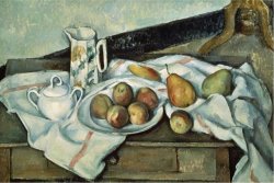 Peaches And Pears by Paul Cezanne