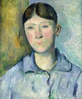 Portrait of Madame Cezanne 1885 90 by Paul Cezanne