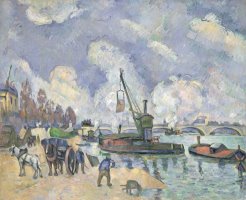 Quai de Bercy Paris by Paul Cezanne