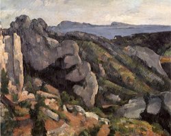 Rochers Estaque Rocks at L Estaque France 1879 82 by Paul Cezanne