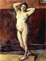 Standing Nude Woman C 1898 99 by Paul Cezanne