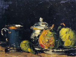 Still Life Circa 1865 by Paul Cezanne