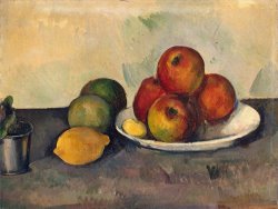 Still Life with Apples C 1890 by Paul Cezanne