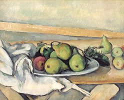Still Life With Pears by Paul Cezanne