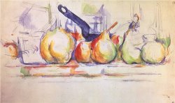Still Life with Saucepan 1902 by Paul Cezanne