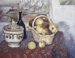 Still Life with Soup Tureen by Paul Cezanne