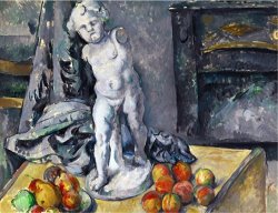 Still Life with Statuette 1894 5 by Paul Cezanne