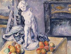 Still Life With Statuette by Paul Cezanne
