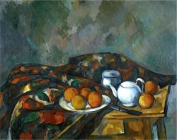 Still Life with Teapot 1902 1906 by Paul Cezanne