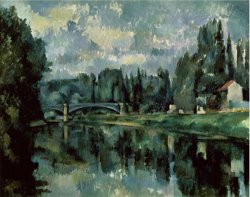 The Banks of Marne at Creteil by Paul Cezanne