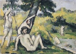 The Bathing Place by Paul Cezanne