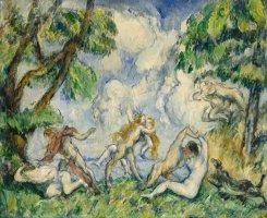 The Battle Of Love by Paul Cezanne