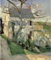 The House And The Tree C 1873 74 by Paul Cezanne