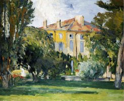 The House at Jas De Bouffan 1882 1885 by Paul Cezanne