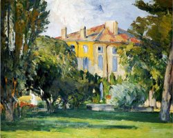 The House at Jas De Bouffan 1882 85 by Paul Cezanne