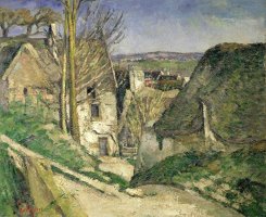 The House of The Hanged Man Auvers Sur Oise 1873 by Paul Cezanne