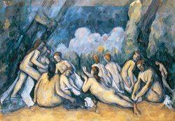 The Large Bathers by Paul Cezanne