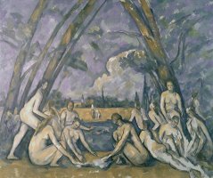 The Large Bathers C 1900 05 Oil on Canvas by Paul Cezanne