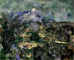 The Mont Sainte Victoire 1905 by Paul Cezanne