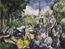The Picnic Dejeuner Sur L Herbe by Paul Cezanne