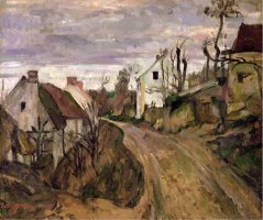 The Village Road Auvers C 1872 73 by Paul Cezanne