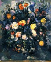 Vase of Flowers 19th by Paul Cezanne