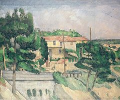 Viaduct at Estaque by Paul Cezanne