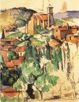 Village of Gardanne 1885 by Paul Cezanne