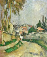 Village Road by Paul Cezanne