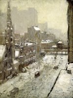 Winter in The City by Paul Cornoyer