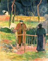 Bonjour Monsieur Gauguin by Paul Gauguin