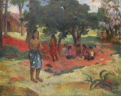 Parau Parau (whispered Words) by Paul Gauguin