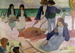 Seaweed Gatherers by Paul Gauguin