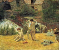 The Bathing Mill Bois D'amour by Paul Gauguin