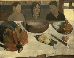 The Meal (the Bananas) by Paul Gauguin