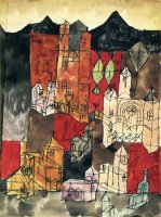 City of Churches 1918 by Paul Klee