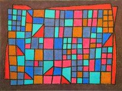 Glass Cladding C 1940 by Paul Klee
