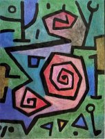 Heroische Rosen 1938 by Paul Klee