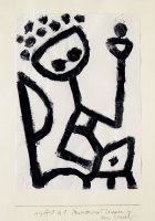 Mumon Drunk Falls Into The Chair 1940 by Paul Klee