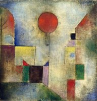 Red Balloon 1922 by Paul Klee