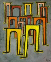 Revolution of The Viaduct 1937 by Paul Klee