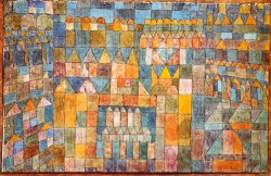 Tempelviertel Von Pert C 1928 by Paul Klee