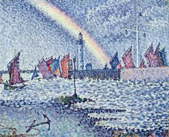 Entrance to the Port of Honfleur by Paul Signac