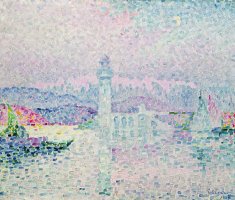 The Lighthouse at Antibes by Paul Signac