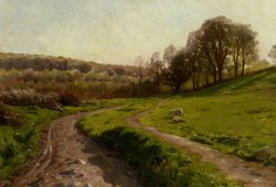 A Country Field by Peder Mork Monsted