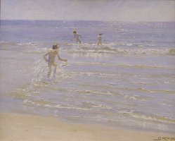 Boys Swimming by Peder Severin Kroyer
