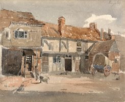 Houses at Kingston on The Thames by Peter de Wint